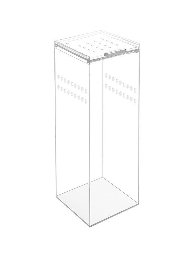 NANEEZOO Magnetic Acrylic Case, 2.9x2.9x6 Inch Nano Arboreal Tarantula Enclosure Reptile Habitat Terrarium Breeding Box for Spider Scorpion Sling Isopods Lizards Invertebrates Insect Mantis - Image 1